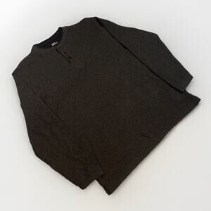 Marc Edwards Men’s M Dark Brown Pullover Knit Sweater Long Sleeve Casual